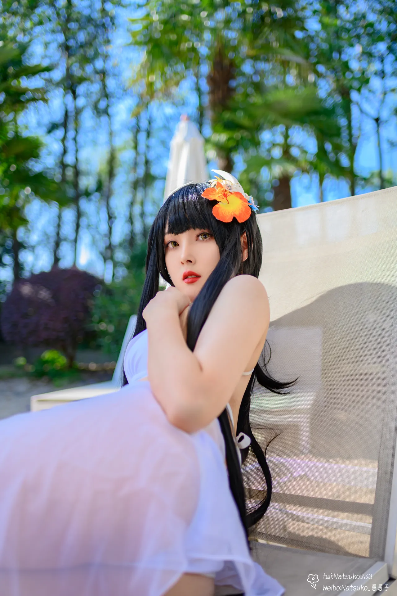 Natsuko夏夏子 - 碧蓝航线 比叡 泳装-erohere6.webp